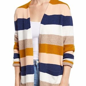 Madewell Kent Striped Women's Sweater Cardigan, EUC, M, $35